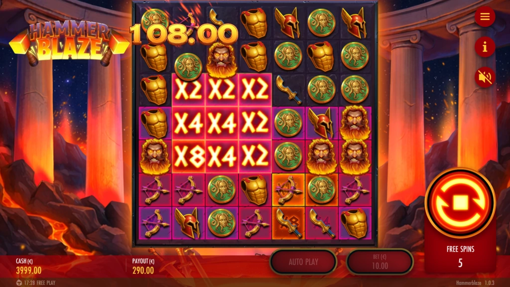 Hammerblaze Free Spins Hammerblaze Free Spins